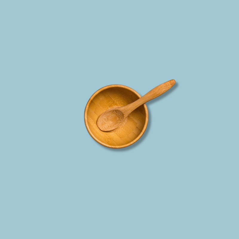 Bamboo Utensil (Bowl + Spoon)