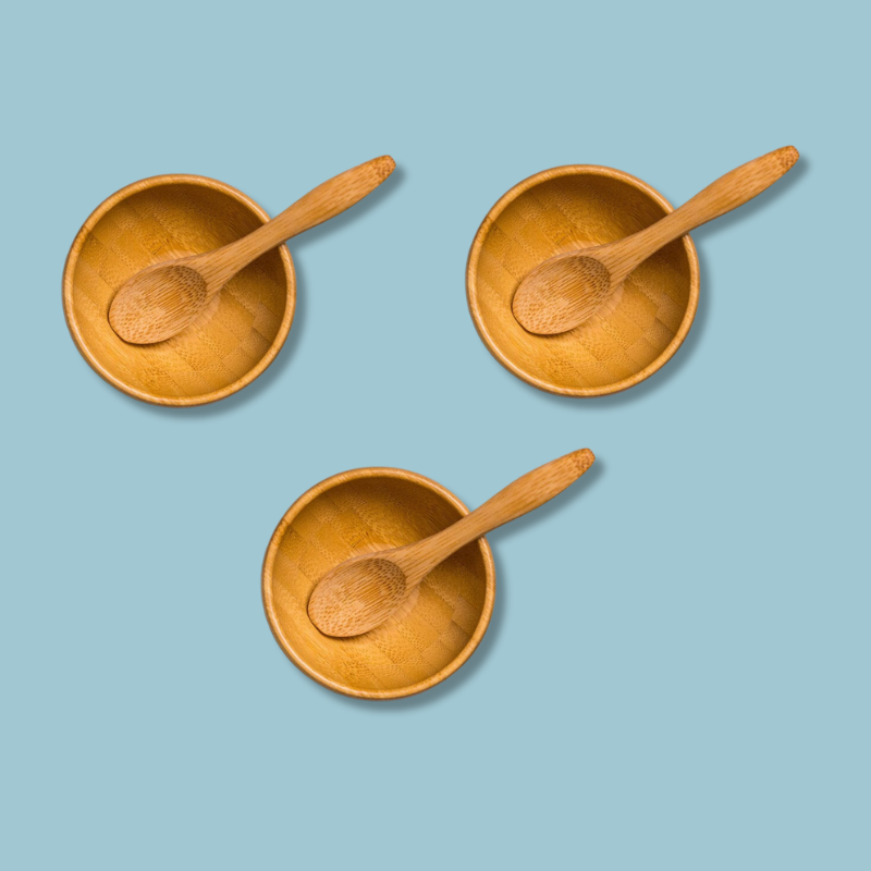 Bamboo Utensil (Bowl + Spoon)